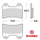 Frein - Jeu de Plaquettes - BREMBO - 07BB1907 - Suzuki - Yamaha - A...