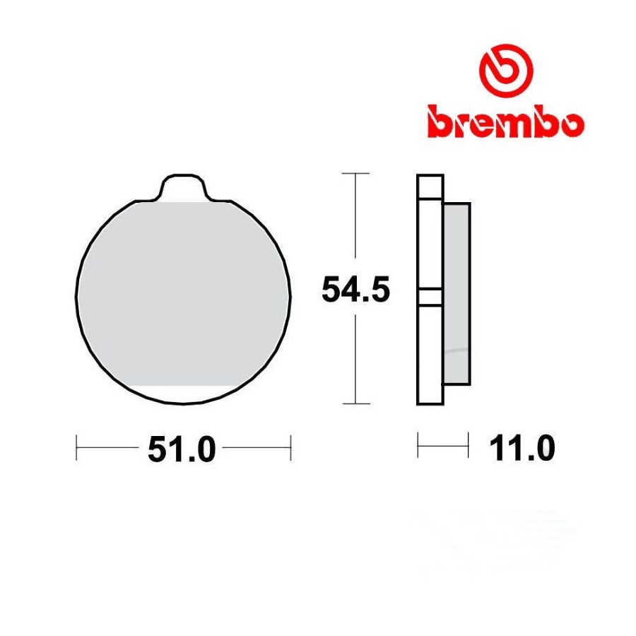 Frein - Jeu de Plaquettes - Brembo - 07KA0414 - Z1300 - KZ1000ST 01...