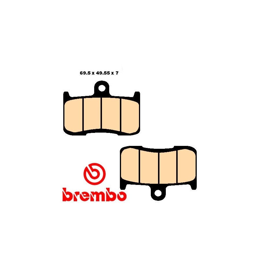 Frein - Jeu de Plaquettes - BREMBO - 07KA23LA 01009-347-102