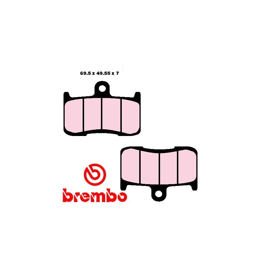 Frein - Jeu de Plaquettes - BREMBO - 07KA23SA 01009-347-104