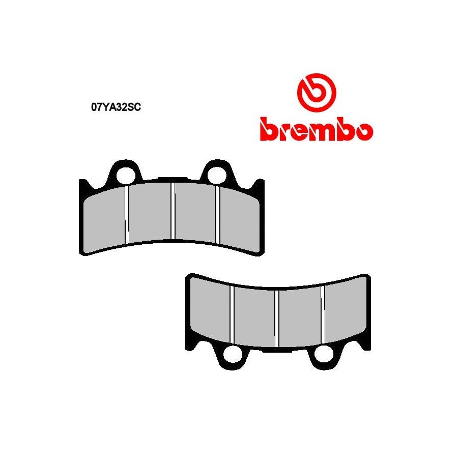 Frein - Jeu de Plaquettes - BREMBO - 07YA32SC 01009-320-32SC