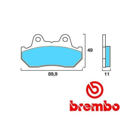 Frein - Jeu de Plaquettes - Metal fritté - BREMBO - 07HO10SA -  010...