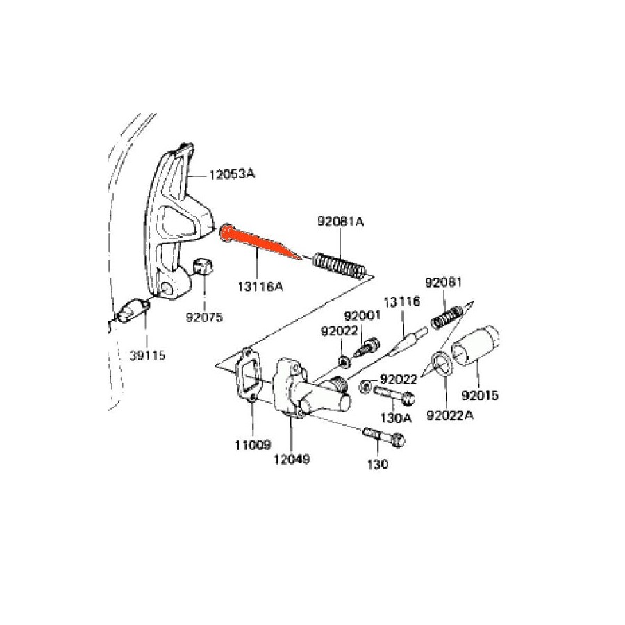 Carburateur - joint de cuve - 13258-04F00 - GS500- GZ250 .... FZS600 .... XS1100 - FZS600 .....