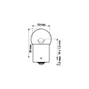 Ampoule - 6v - 5w - BA15S - "clignotant"