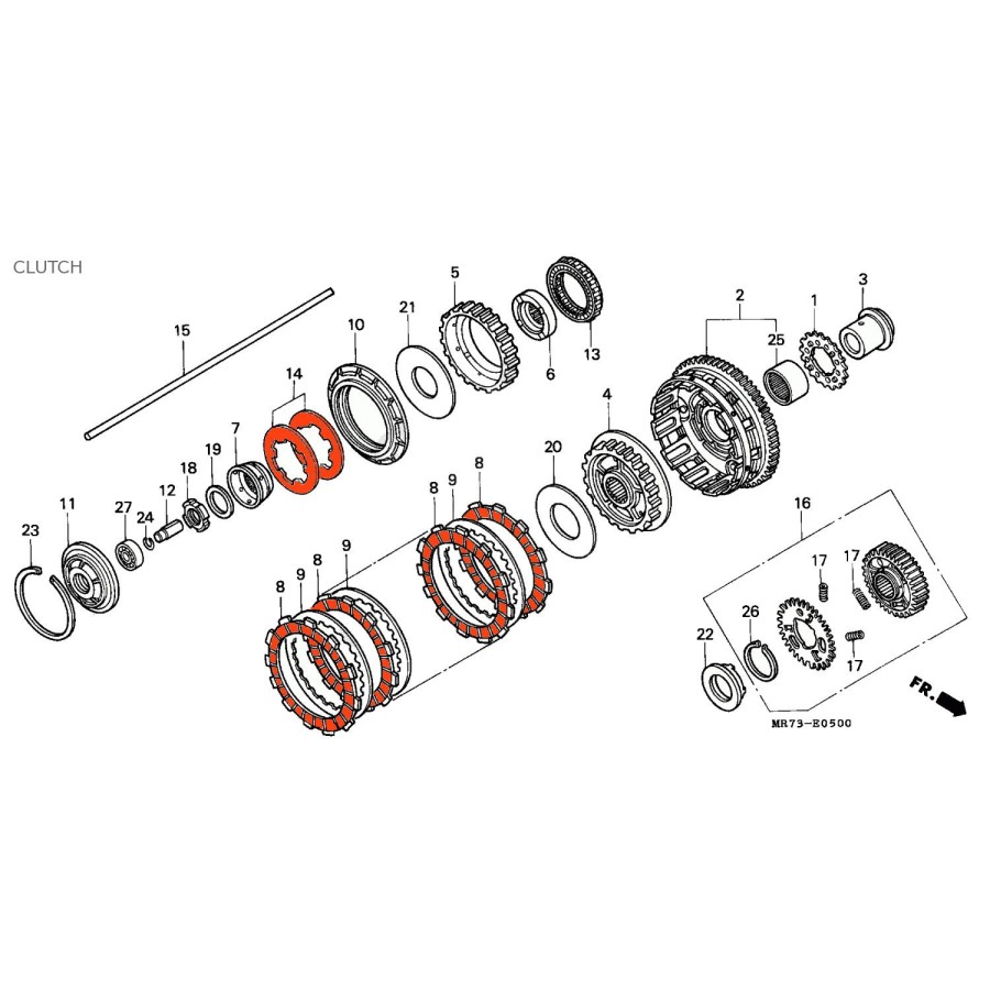 Carburateur - Kit joint - PHBH - DELLORTO