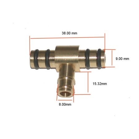 Fourche - Durite d'equilibrage de pression  53137-MA3-003