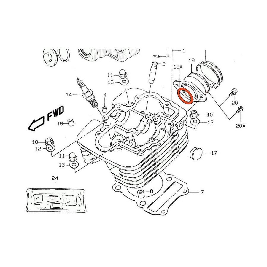 Bougie - Clef a bougie - Hexa - 16mm - lg 160