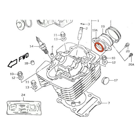 Bougie - Clef a bougie - Hexa - 16mm - lg 160