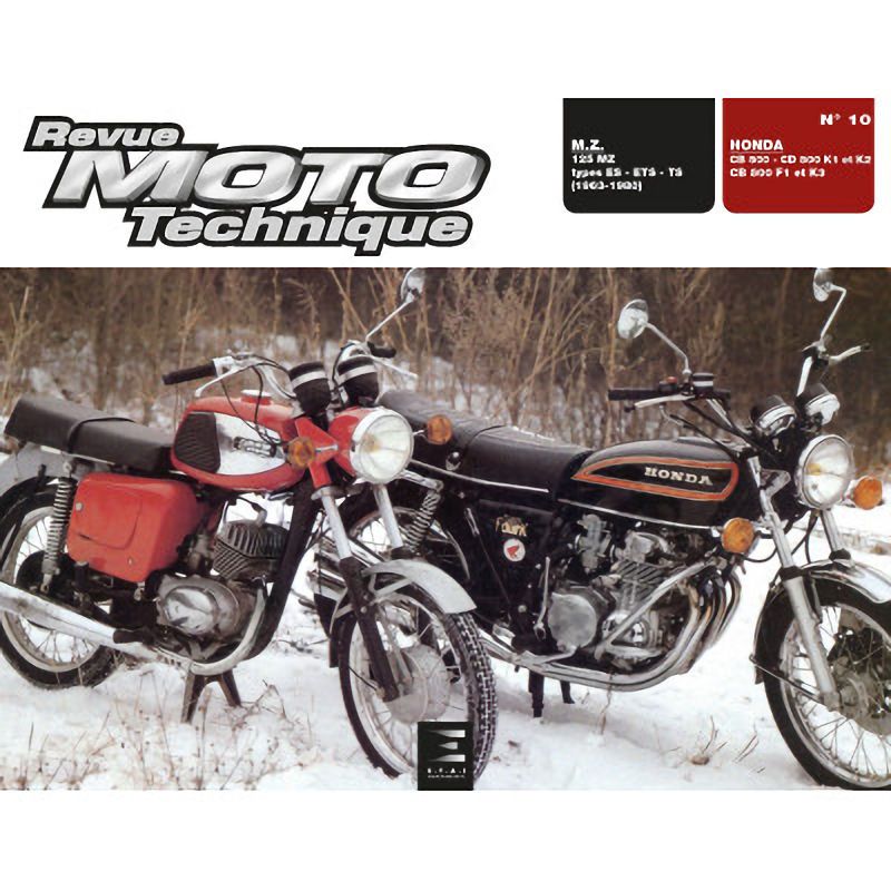 Service Moto Pieces|RTM - N° 10 - CB500 / CB550 - Version Papier - Revue Technique moto|Revue Technique - Papier|39,00 €