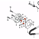 Demarreur - Roue Libre - Galet 10.2x9.5 (x1) - CB125, ..., CA125, .... CB175, CB250, CB350K