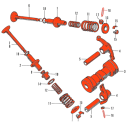 Moteur - Culasse - Kit  soupape, culbuteur , AAC - C70 - ST70 DAX - XR70 - CRF70