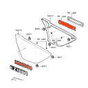 Cache lateral - Embleme (x1) - logo - Kawasaki - Z1000 A1/A2 - 56018-262