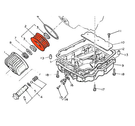 Service Moto Pieces|Filtre a huile - Emgo - 1L9-13440-91|Filtre a huile|4,20 €