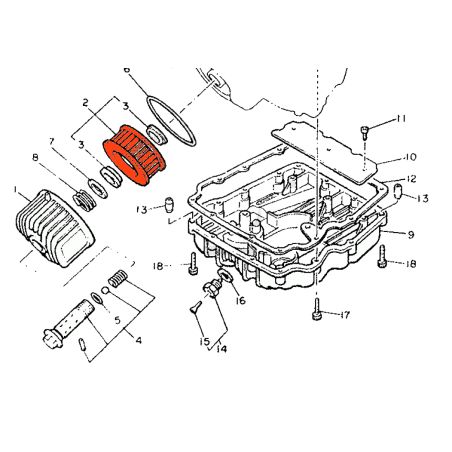 Service Moto Pieces|Filtre a huile - Emgo - 1L9-13440-91|Filtre a huile|4,20 €