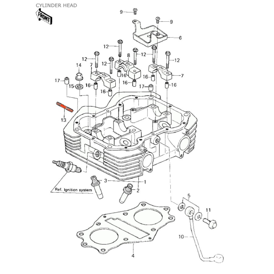 Echappement - Vis de Collecteur - M6 - 46mm - 92004-049 90035-004-049