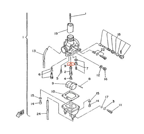 Service Moto Pieces|Carburateur - Joint de puit d'aiguille - (x1) - 360-24512-00 |Pointeau - siege|14,50 €