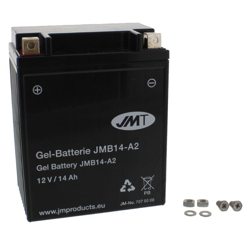 Service Moto Pieces|Batterie - 12v - Gel - YB14-A2|Batterie - Gel - 12Volt|98,56 €