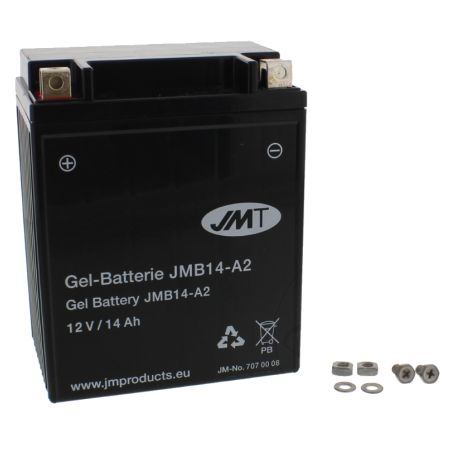 Service Moto Pieces|Batterie - 12v - Gel - YB14-A2|Batterie - Gel - 12Volt|98,56 €