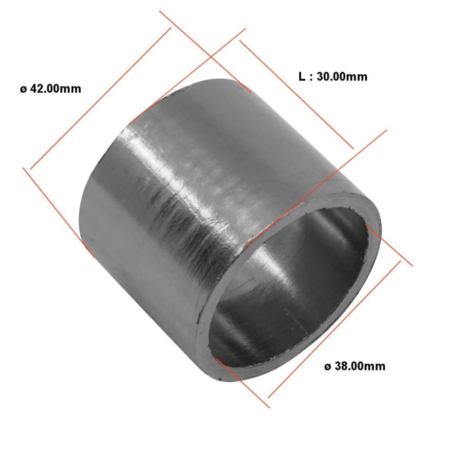 Echappement - Joint graphite - 38x42x30 mm - Suzuki 14771-32E00 - Y...