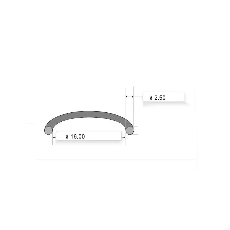 Service Moto Pieces|Filtre a huile -  joint de vis de fixation carter - ø16.00 x2.50|Filtre a huile|1,10 €