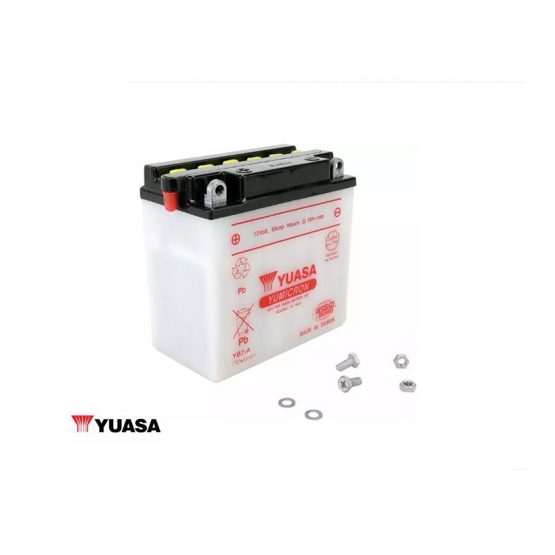 Service Moto Pieces|Batterie - 12v - Acide - YB7-A - Yuasa|Batterie - Acide - 12 Volt|59,25 €