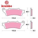 Frein - Jeu de Plaquettes - BREMBO - 07HO42SA, metal fritté