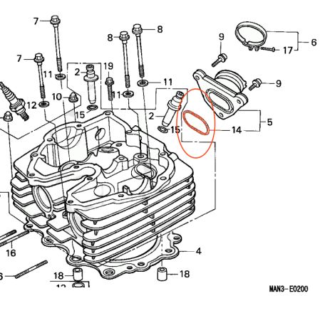 Service Moto Pieces|Pipe Admission  - DR125 - (1982-1985) - 13110-05200|Pipe Admission|29,60 €