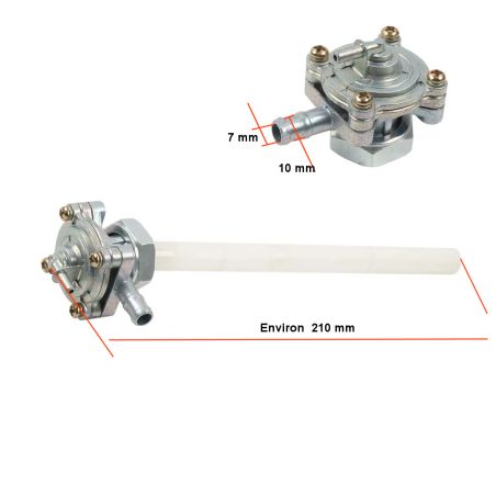 Service Moto Pieces|Reservoir - Robinet Essence - filetage M22x1.00 - CBR600, 900, ....|04 - robinet|75,80 €