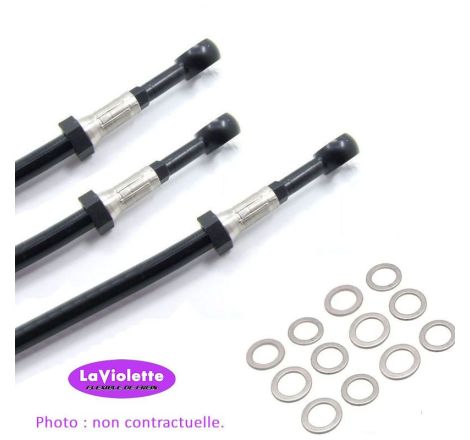 Service Moto Pieces|Frein - Durite Haute - 43059-007 - 390mm - KZ750, KZ900, KZ1000 A1|Durite de Frein|29,90 €