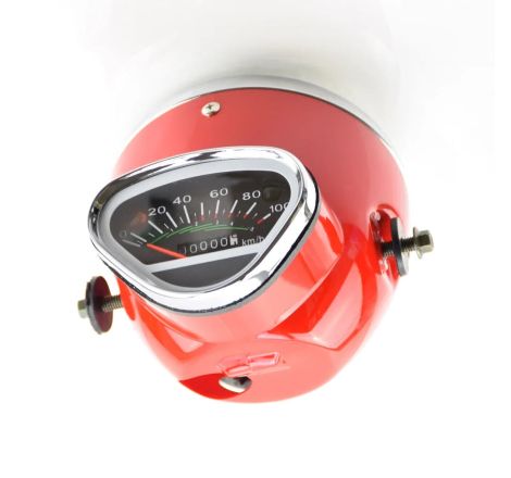 Service Moto Pieces|Phare - Optique complet - avec compteur - ST50 - ST70 - Rouge|ST50 - Dax - ST50|120,00 €