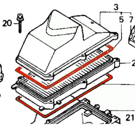 Service Moto Pieces|1990 - VF750 C