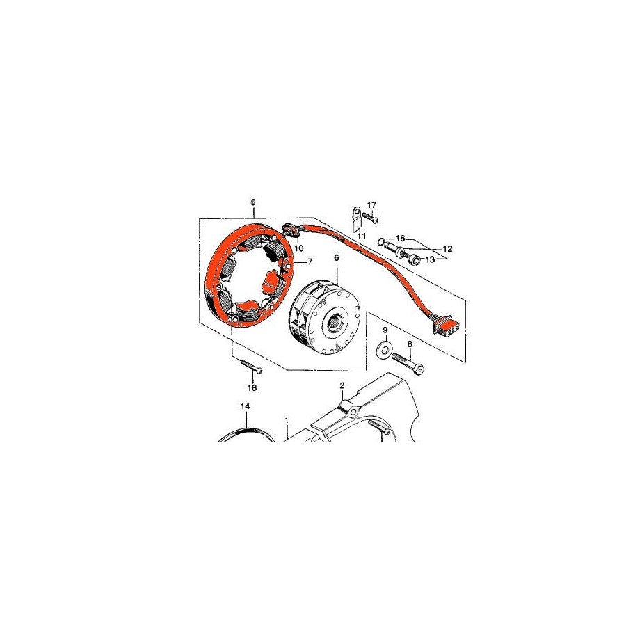 Alternateur - Stator - SL125 31102-331-673