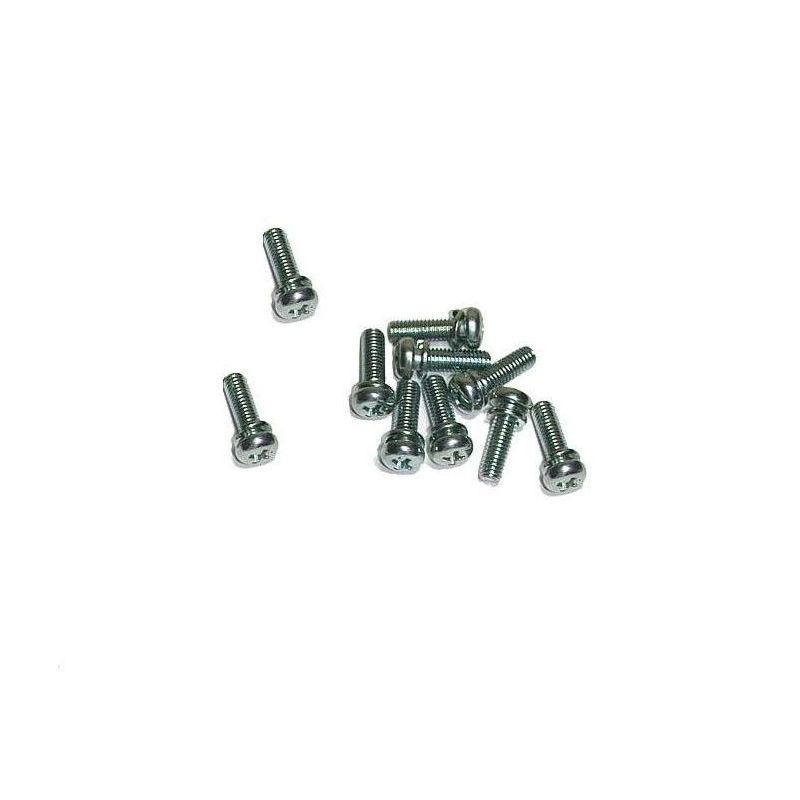 Service Moto Pieces|Carburateur - Vis Cruciforme - M5 x16 mm + rondelle (x10)|Vis - Tete Plate, bombée - DIN7985|6,25 €