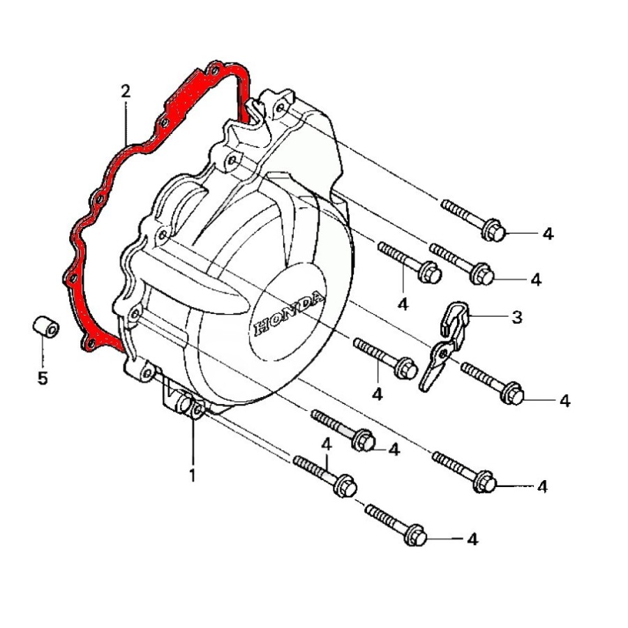 Moteur - Alternateur - Joint de carter - Honda - CBR900 - SC44 -  1...