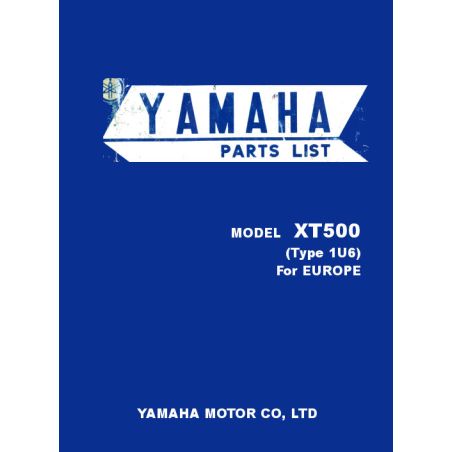 Service Moto Pieces|Liste de pieces - Parts List - XT500  1978 - Version informatique - Format PDF|Suzuki|1,00 €