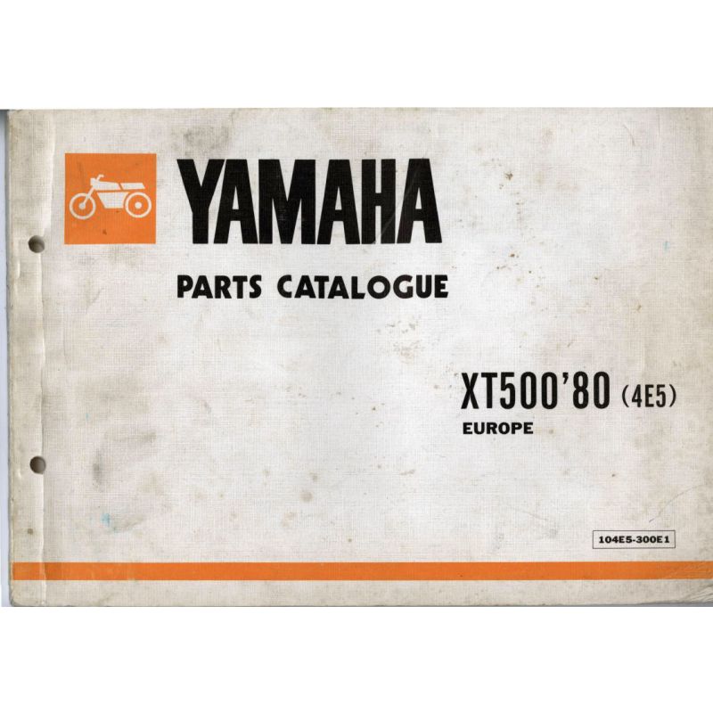 Service Moto Pieces|Liste de pieces - Parts List - XT500  1980 - Version informatique - Format PDF|Yamaha|1,00 €