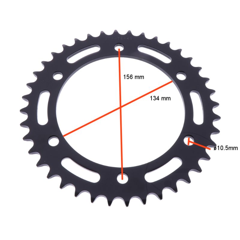 Service Moto Pieces|Transmission - Couronne - 39 dents : KR1-250|Chaine 428|23,90 €