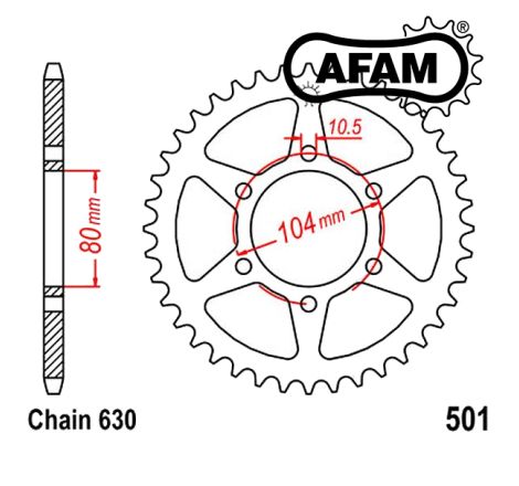 Transmission - Couronne - JTR 501 - 38 Dents