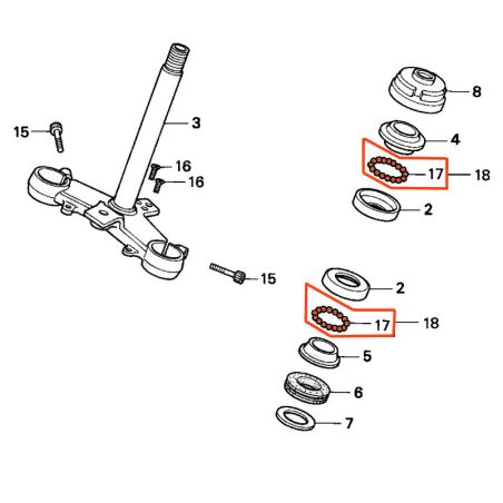 Service Moto Pieces|Direction - billes de roulement - (x1) - ø 6.00mm|1976 - CB125 S3|0,80 €