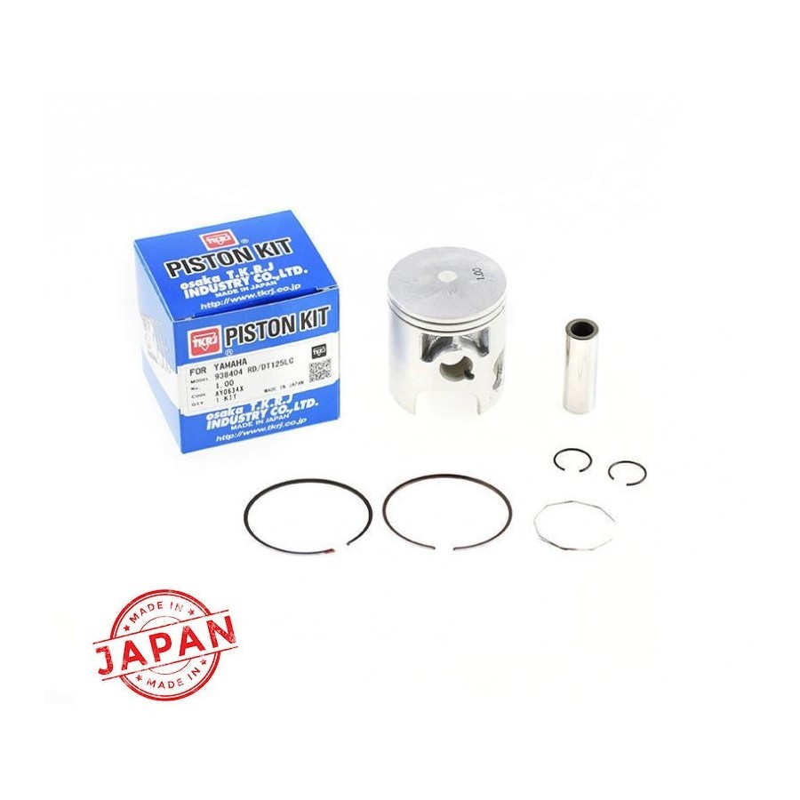 Moteur - Kit Segment + Piston - (+1.00) - ø 57.00mm - DT125 - RD125...