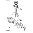 Moteur - 1/2 Lune de calage - Noir - 12228-48B00-0H0 26100-121-750