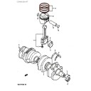 Moteur - segment - (+1.00) - 12140-48B20-100 - GSXR1100 - 1989-1992...