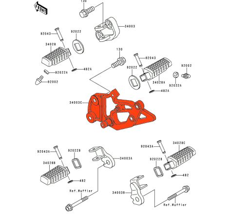 Service Moto Pieces|1998 - EN500 C