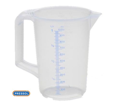 copy of Verre, Pot, Gobelet doseur, gradué en plastique - 1 Litre