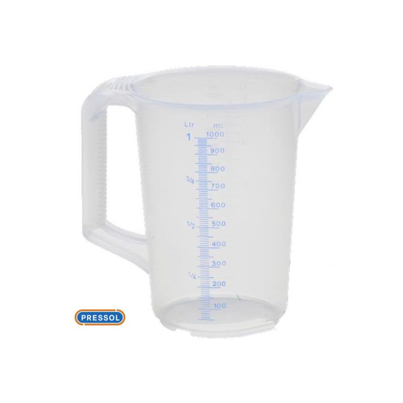 Service Moto Pieces|Verre, Pot, Gobelet doseur, gradué en plastique - 1 Litre|Mesure|9,10 €