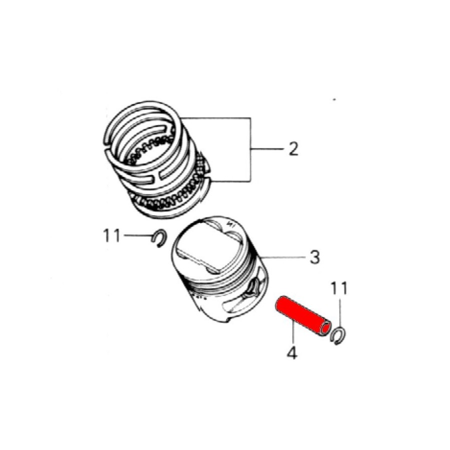 Moteur - Axe de Piston -  13111-087-000