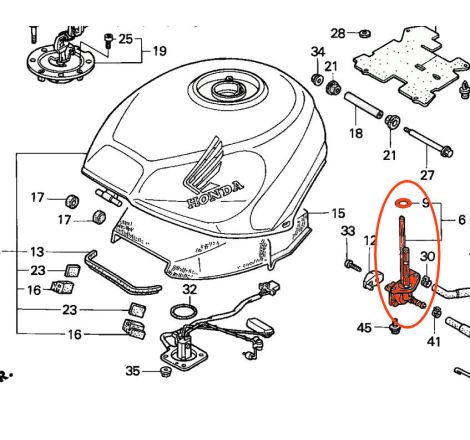 Service Moto Pieces|1997 - VFR750 F - (RC36/2)