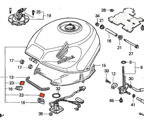 Service Moto Pieces|1997 - VFR750 F - (RC36/2)