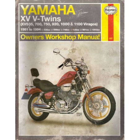 Service Moto Pieces|Owners Workshop Manual - YAMAHA XV 535, 700, 920, 1000, 1100 - Version PDF en Anglais|Yamaha|5,00 €