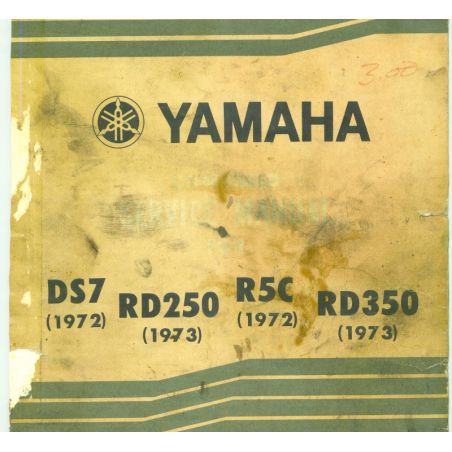 Service Moto Pieces|Service Manual - YAMAHA  DS7(1972), RD250 (73), RD350 (73) - Version PDF en Anglais |Yamaha|5,00 €